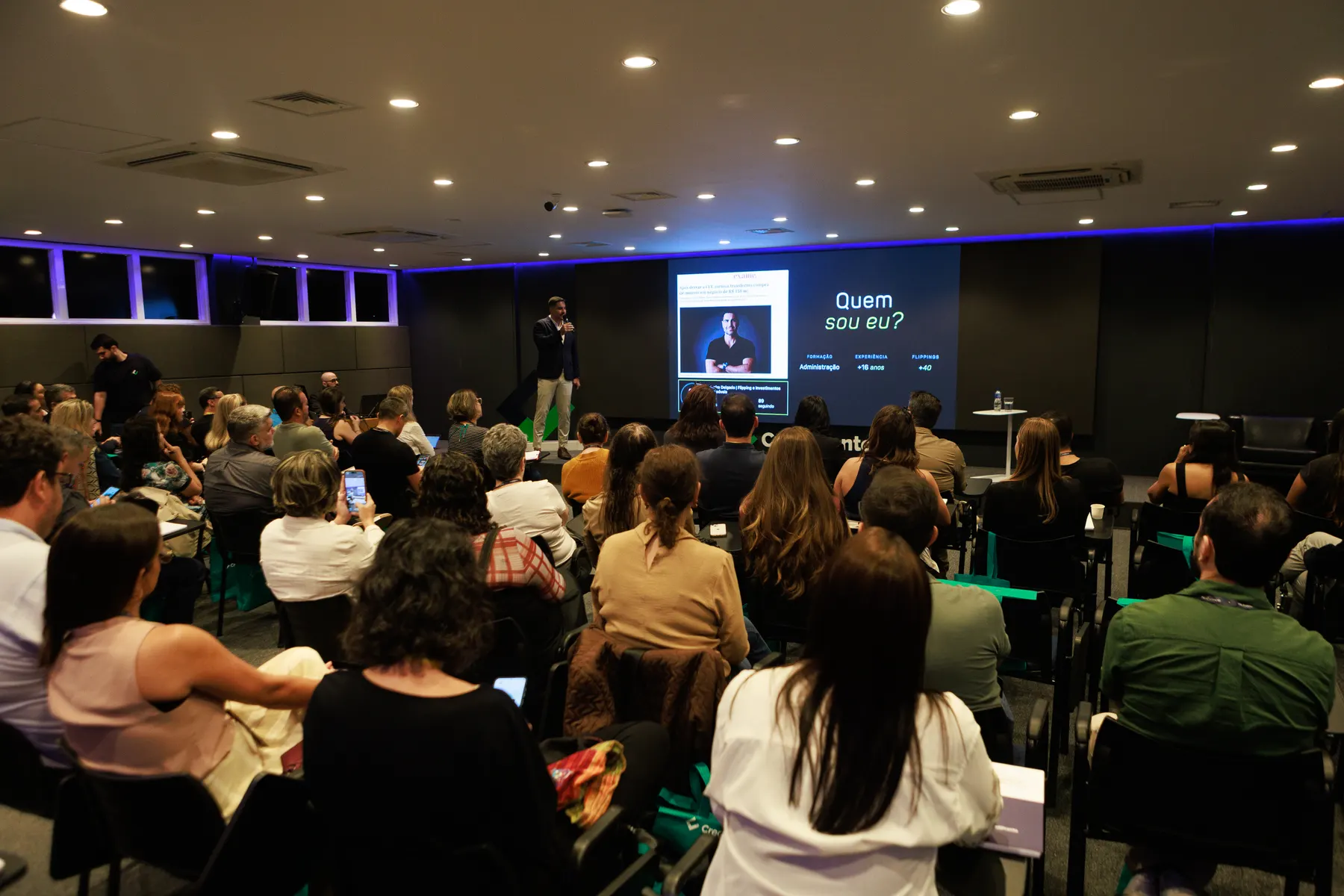 Plateia acompanhando a 1ª edição do TradeImob Experience